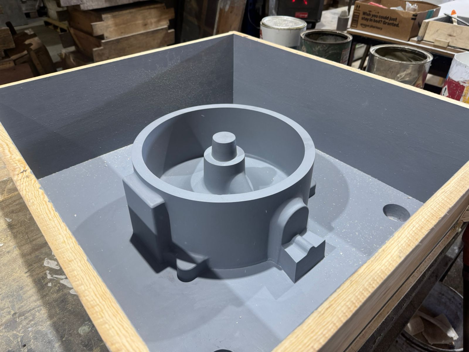 Modelo circular para impulsor de bomba en caja de moldeo — CENCCO Hermosillo